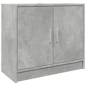 Mobile Lavabo Grigio Cemento 63x29x55 cm in Legno Multistrato 848097