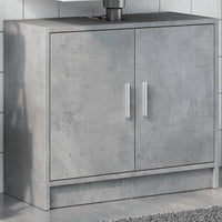 Mobile Lavabo Grigio Cemento 63x29x55 cm in Legno Multistrato 848097