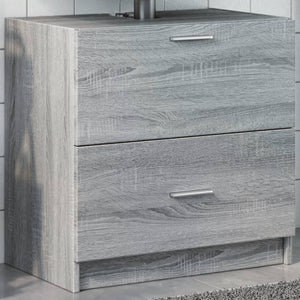 Mobile Lavabo Grigio Sonoma 59x37x59 cm in Truciolare 848113