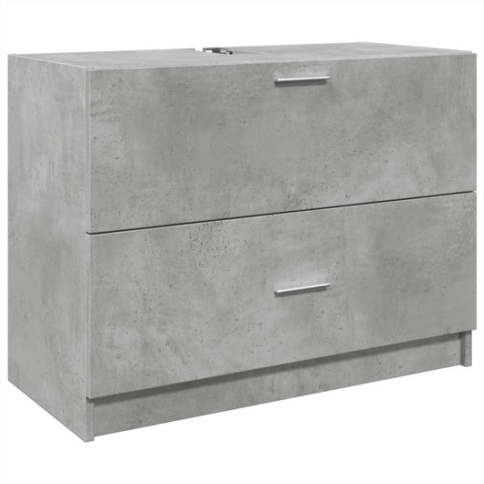 Mobile Lavabo Grigio Cemento 78x37x59 cm in Truciolare 848118