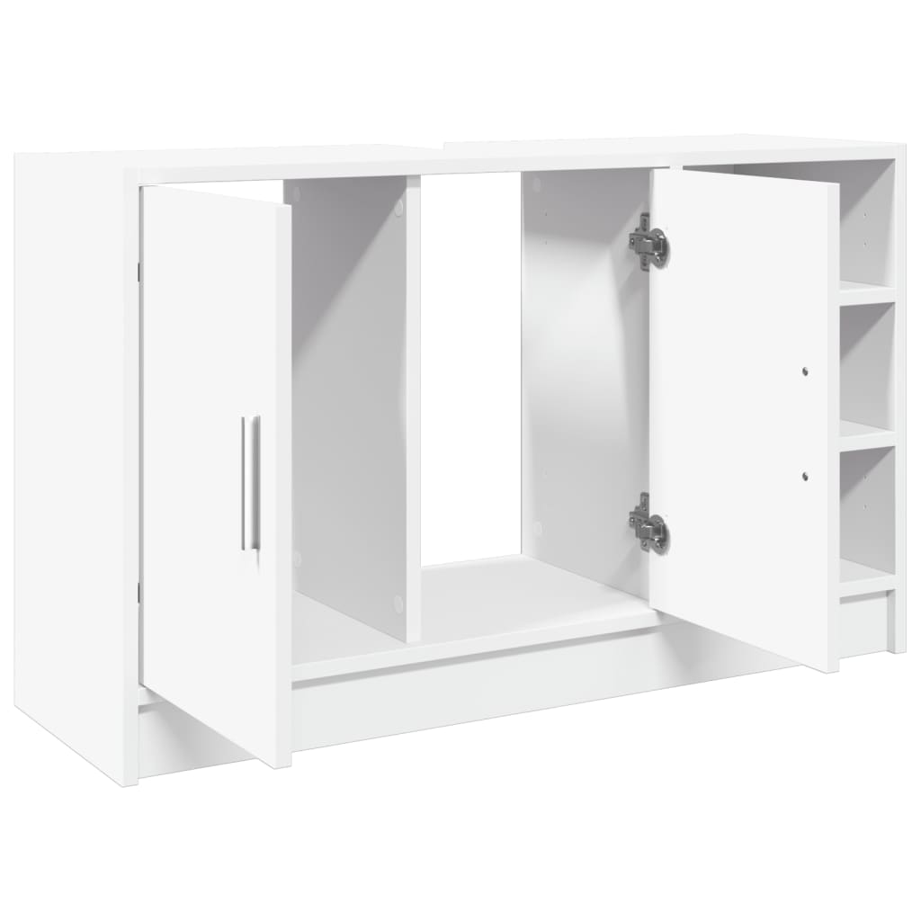 Mobile Lavabo Bianco 90x29x55 cm in Truciolato 848122