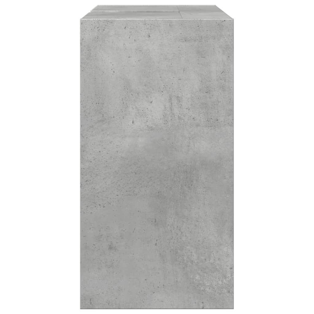 Mobile Lavabo Grigio Cemento 63x29x55 cm in Legno Multistrato 848132