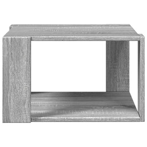 Tavolino Salotto Grigio Sonoma 51,5x51,5x30cm Legno Multistrato 848141