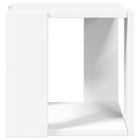 Tavolino da Salotto Bianco 32x32x30 cm in Legno Multistrato 848143