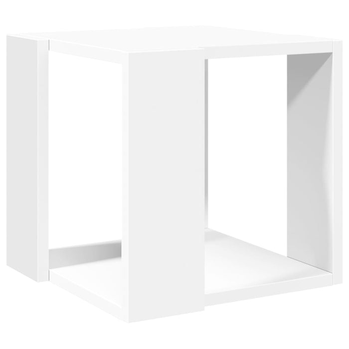 Tavolino da Salotto Bianco 32x32x30 cm in Legno Multistrato 848143