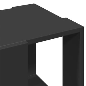 Tavolino da Salotto Nero 32x32x30 cm in Legno Multistrato 848144