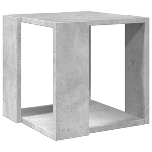 Tavolino da Salotto Grigio Cemento 32x32x30cm Legno Multistrato 848146