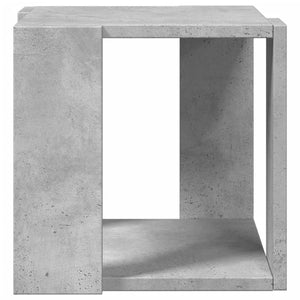 Tavolino da Salotto Grigio Cemento 32x32x30cm Legno Multistrato 848146