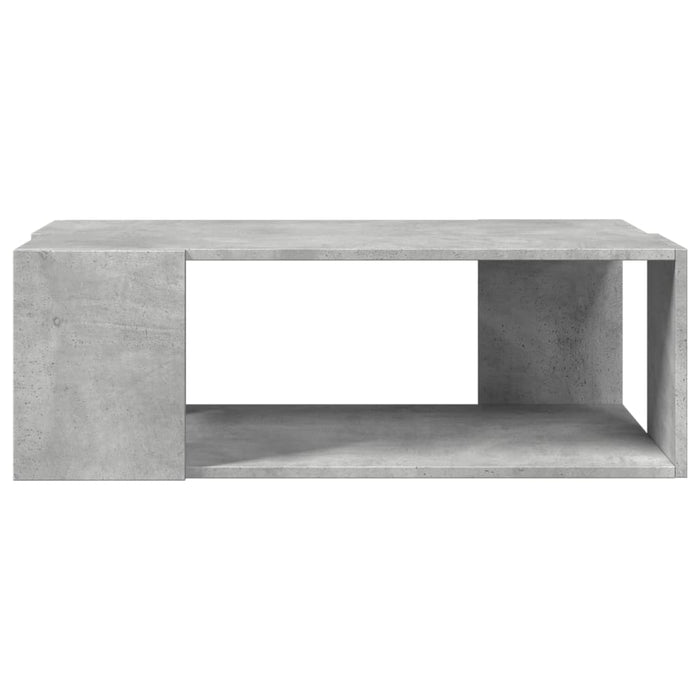 Tavolino Salotto Grigio Cemento 89,5x48x30cm Legno Multistrato 848153