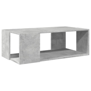 Tavolino Salotto Grigio Cemento 89,5x48x30cm Legno Multistrato 848153