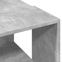 Tavolino Salotto Grigio Cemento 89,5x48x30cm Legno Multistrato 848153