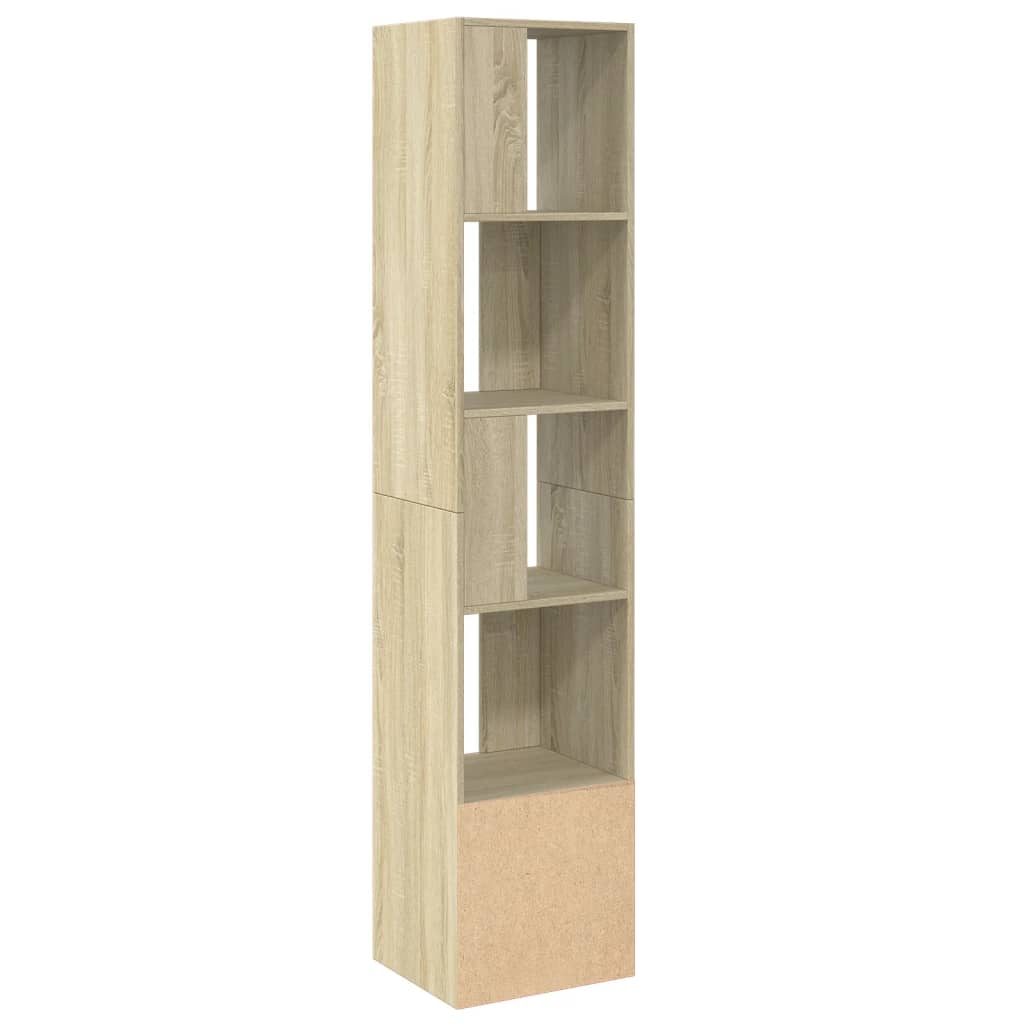 Libreria Rovere Sonoma 40x36x189 cm in Legno Multistrato 848243