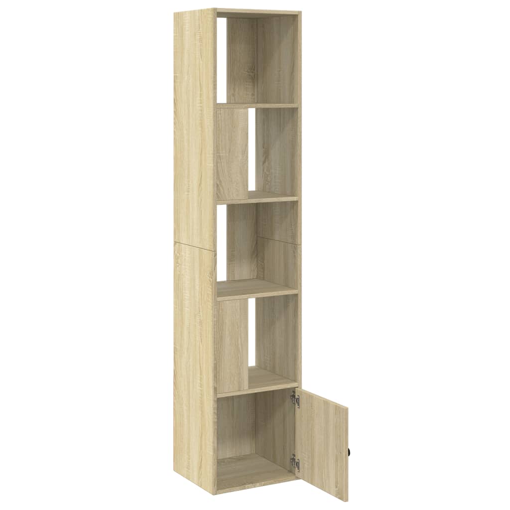 Libreria Rovere Sonoma 40x36x189 cm in Legno Multistrato 848243