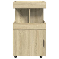 Carrello Bar Rovere Sonoma 50x41x89 cm in Legno Multistrato 848264