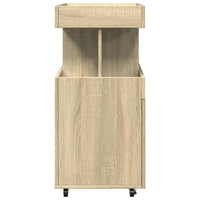 Carrello Bar Rovere Sonoma 50x41x89 cm in Legno Multistrato 848264