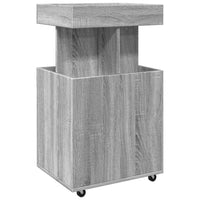 Carrello Bar Grigio Sonoma 50x41x89 cm in Legno Multistrato 848267