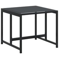 Set da Pranzo da Giardino 13 pz Nero in Textilene 3295130