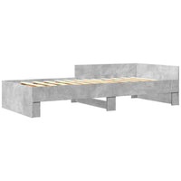 Giroletto Grigio Cemento 90x200 cm in Legno Multistrato 849582