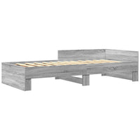 Giroletto Grigio Sonoma 90x200 cm in Legno Multistrato 849584