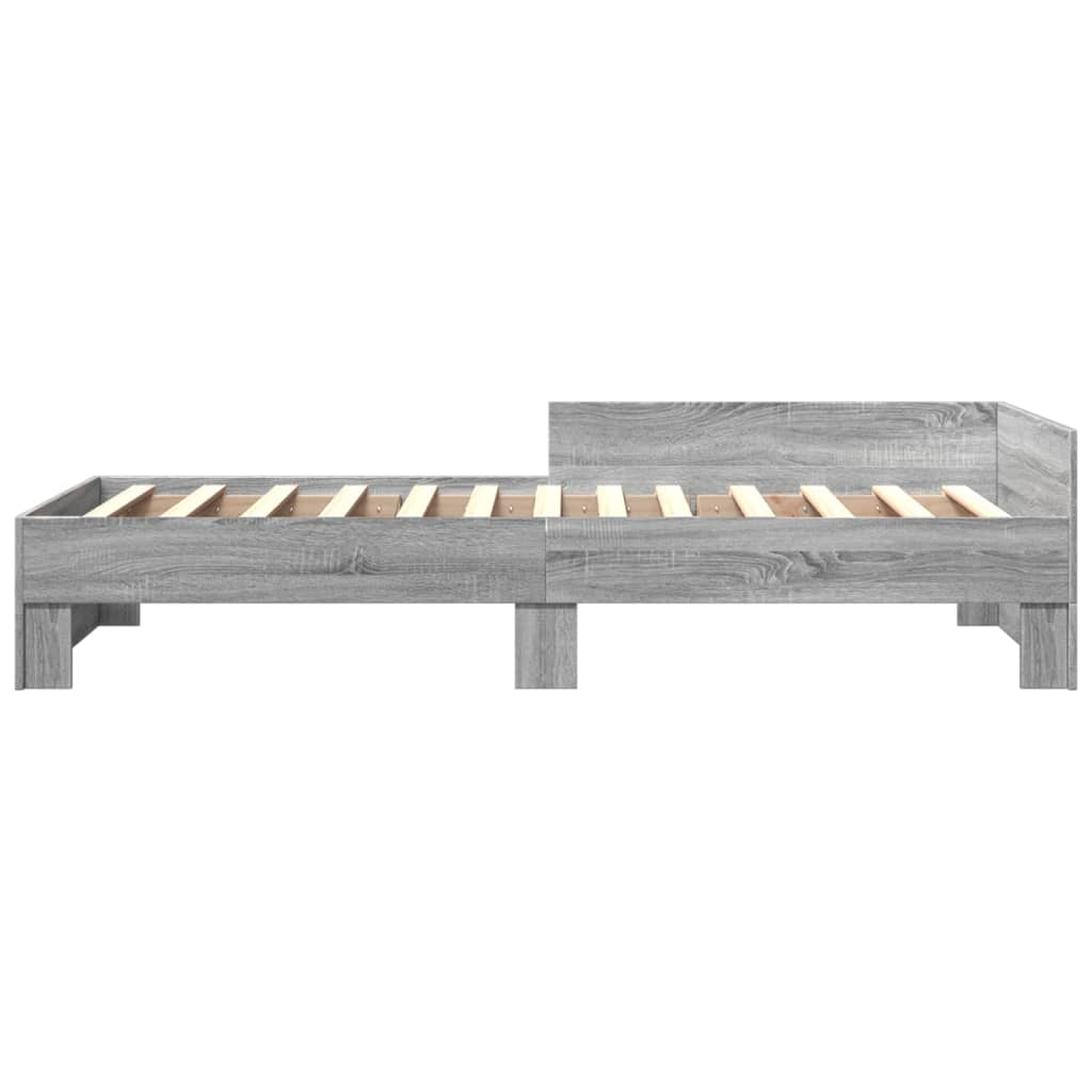 Giroletto Grigio Sonoma 90x200 cm in Legno Multistrato 849584