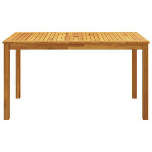 Set da Pranzo per Giardino 5 pz in Legno Massello di Acacia 3295257