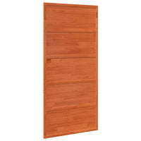 Porta del Granaio Marrone 100x208 cm in Legno Massello di Pino 850631