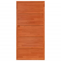 Porta del Granaio Marrone 100x208 cm in Legno Massello di Pino 850631