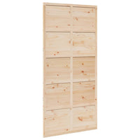 Porta per Granaio 100x208 cm in Legno Massello di Pino 850638