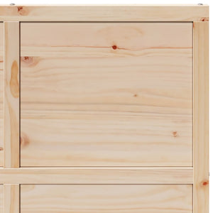 Porta per Granaio 100x208 cm in Legno Massello di Pino 850638