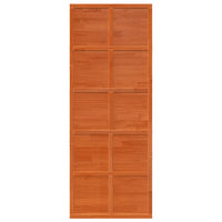 Porta del Granaio Marrone 80x208 cm in Legno Massello di Pino 850646