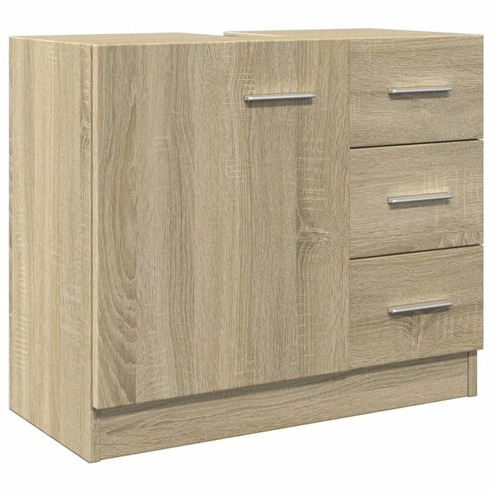 Mobile Sottolavabo Rovere Sonoma 63x30x54 cm Legno Multistrato 849633