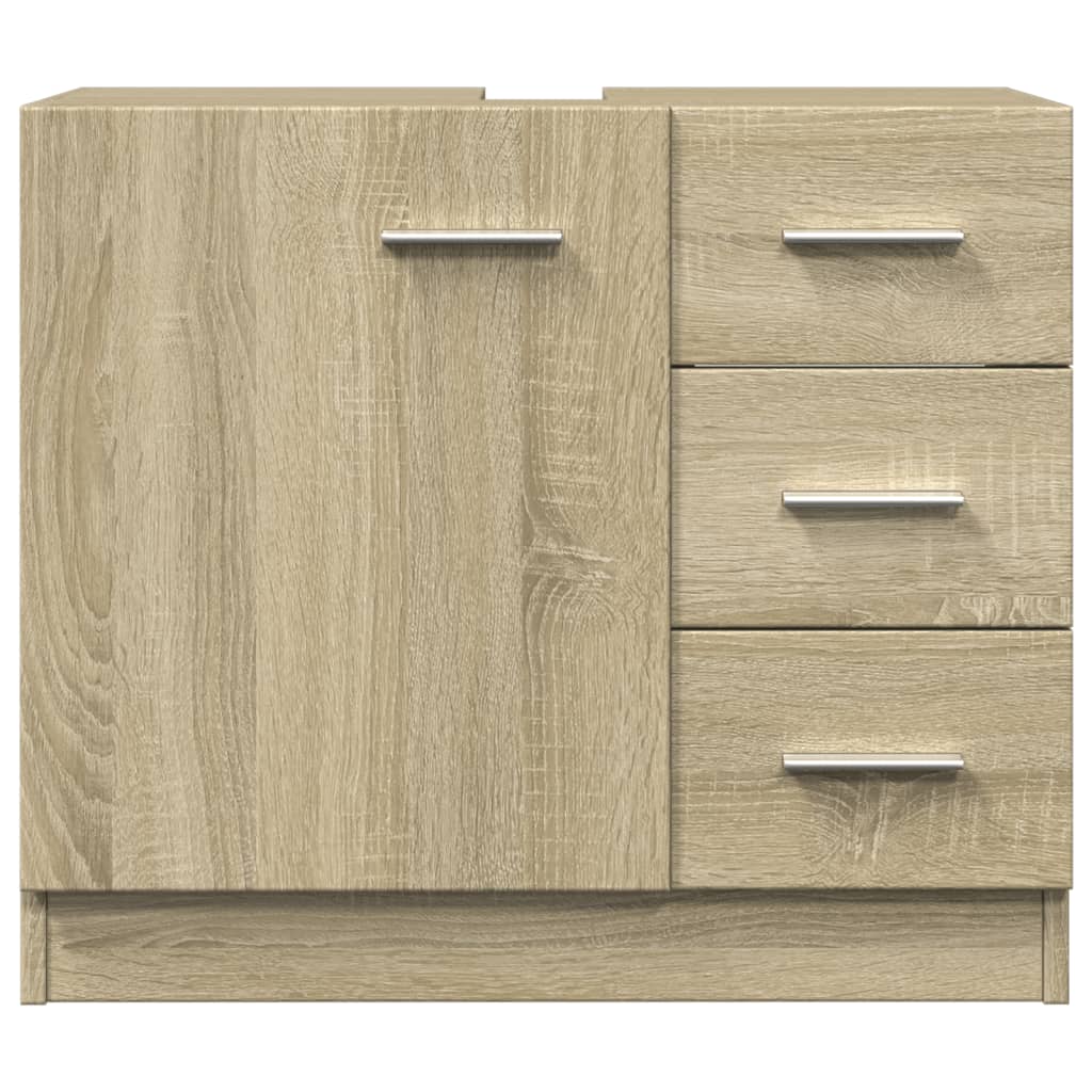 Mobile Sottolavabo Rovere Sonoma 63x30x54 cm Legno Multistrato 849633