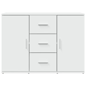 Credenza Bianca 90,5x29,5x65 cm in Truciolato 849873