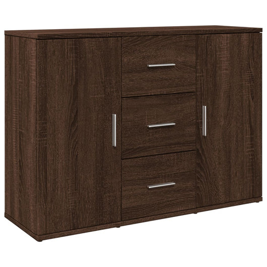 Credenza Rovere Marrone 90,5x29,5x65 cm in Truciolato 849880