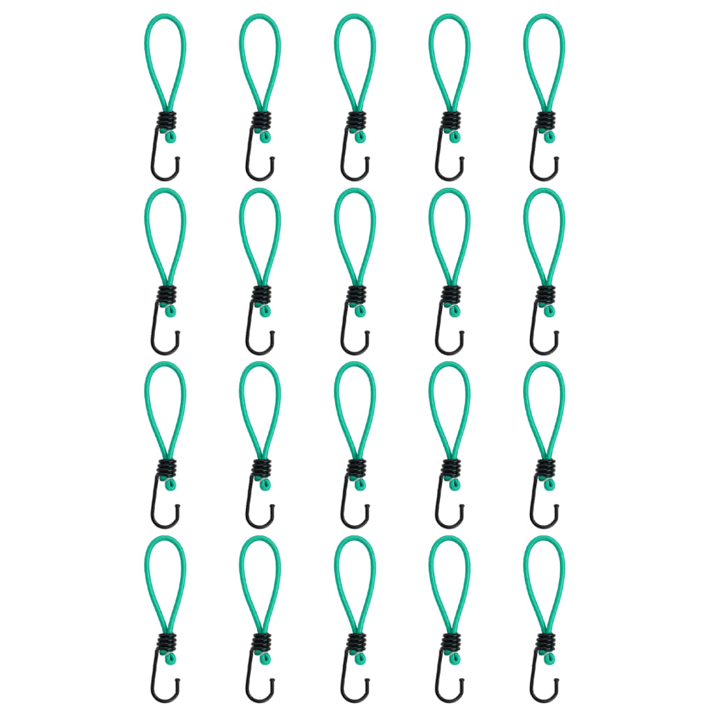 Corde Elastiche con Ganci 20 pz 15 cm 4012229