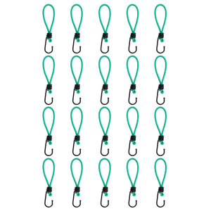 Corde Elastiche con Ganci 20 pz 15 cm 4012229