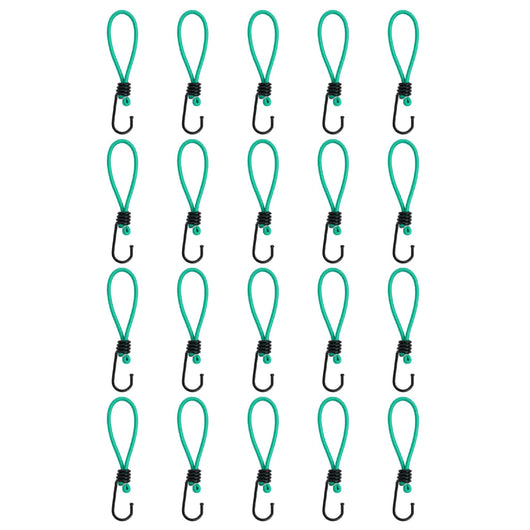 Corde Elastiche con Ganci 20 pz 15 cm 4012229