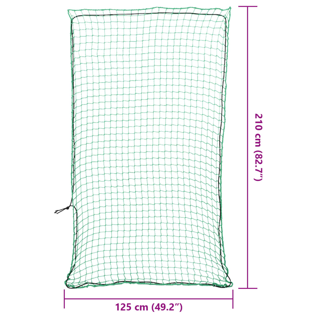 Rete per Rimorchio con Corda Elastica Verde 2,1x1,25 m in PP 4012230