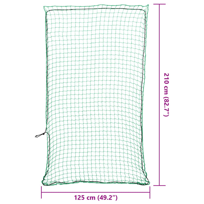 Rete per Rimorchio con Corda Elastica Verde 2,1x1,25 m in PP 4012230