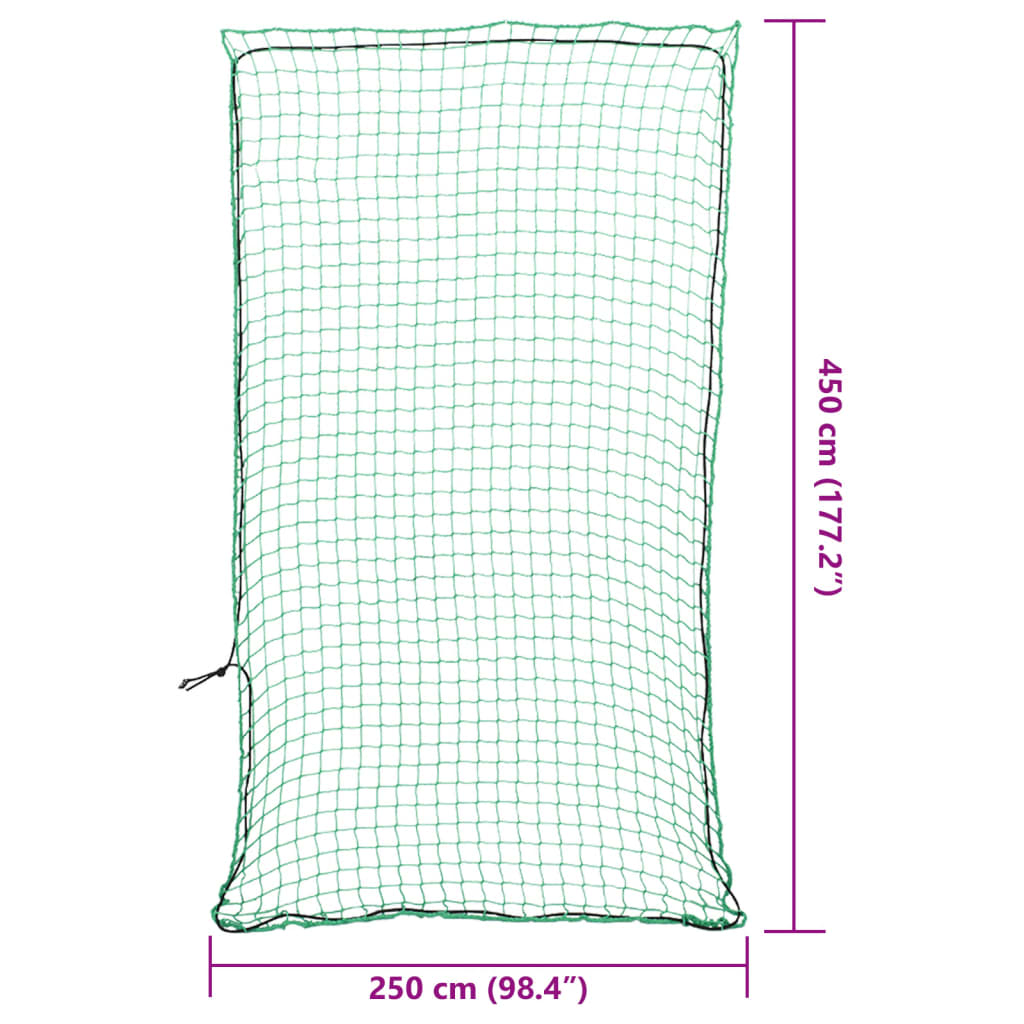 Rete per Rimorchio con Corda Elastica Verde 4,5x2,5 m in PP 4012241