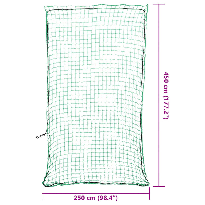 Rete per Rimorchio con Corda Elastica Verde 4,5x2,5 m in PP 4012241