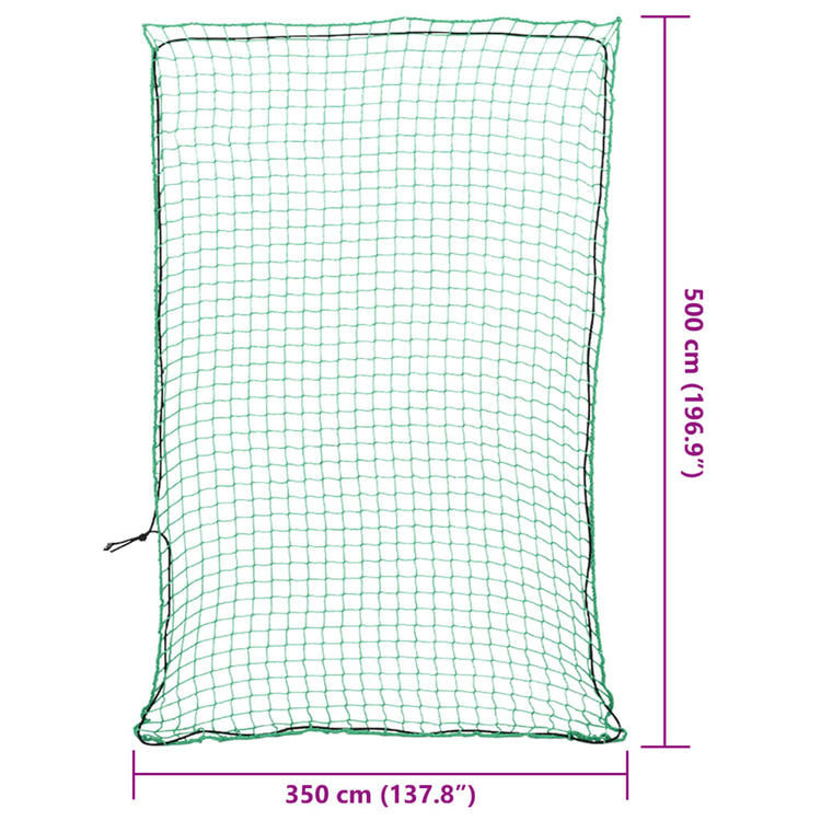 Rete per Rimorchio con Corda Elastica Verde 5x3,5 m in PP 4012247