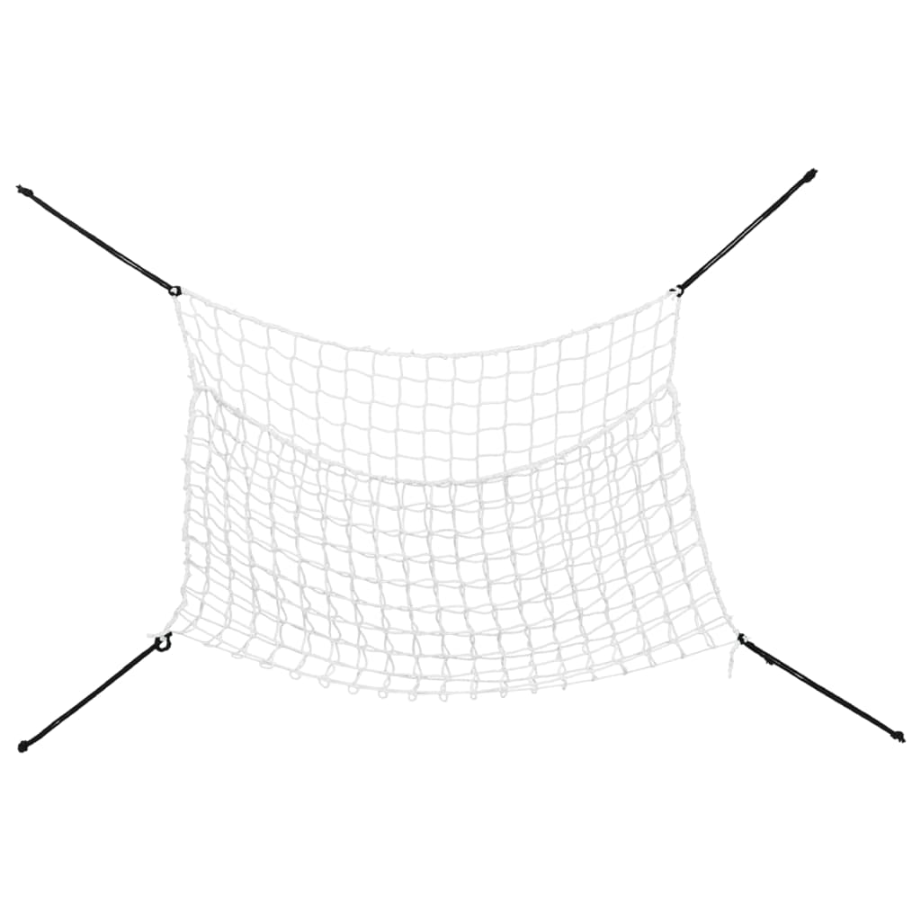 Reti da Fieno 2pz Rettangolari Bianchi 150x90 cm in PP 4012312