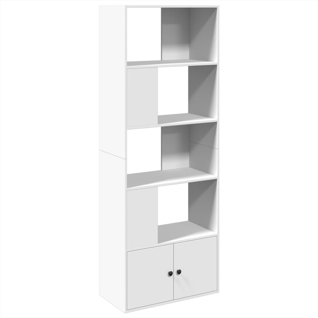 Libreria Bianca 70x36x189 cm in Legno Multistrato 3295317