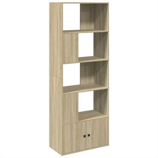 Libreria Rovere Sonoma 70x36x189 cm in Legno Multistrato 3295319