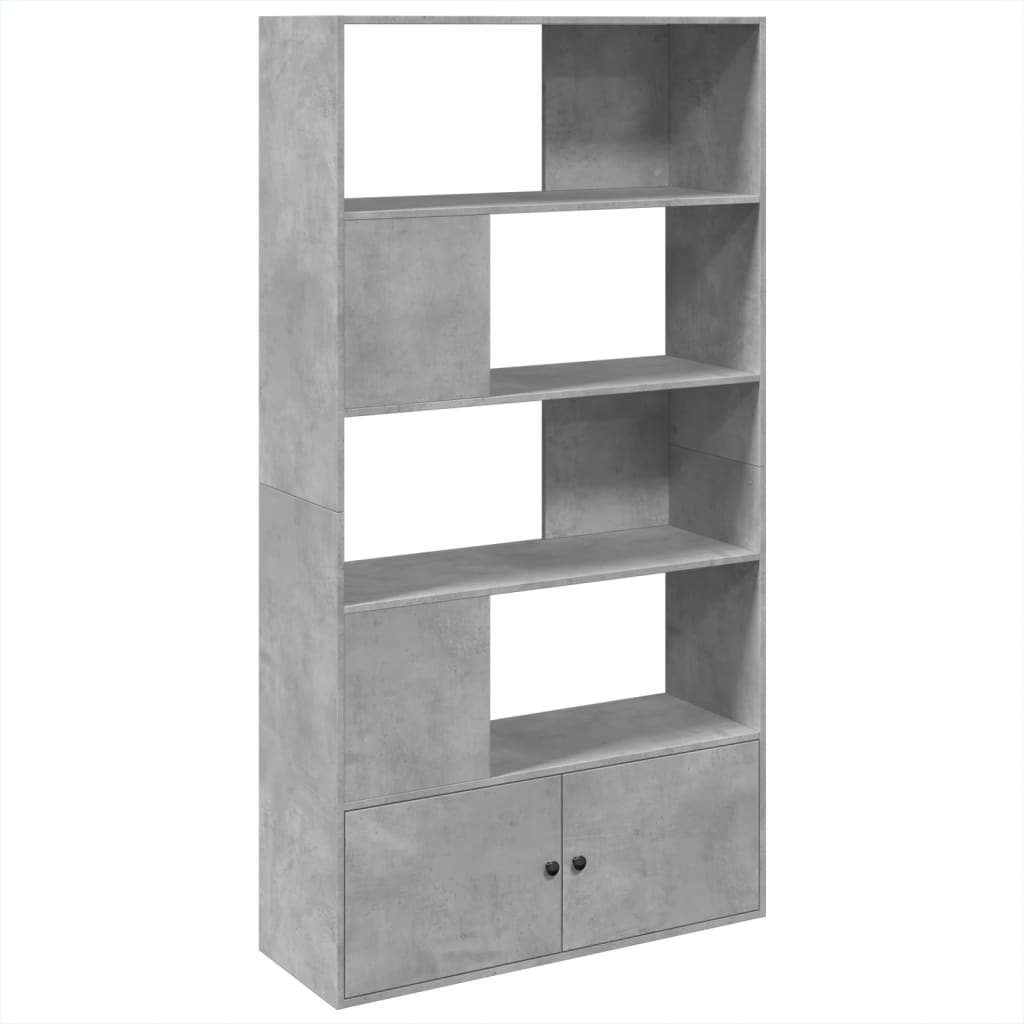 Libreria Grigio Cemento 100x36x189 cm in Legno Multistrato 3295327