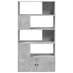 Libreria Grigio Cemento 100x36x189 cm in Legno Multistrato 3295327