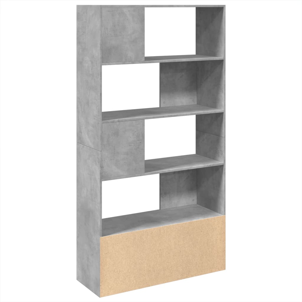 Libreria Grigio Cemento 100x36x189 cm in Legno Multistrato 3295327