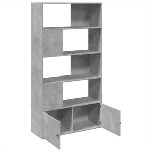 Libreria Grigio Cemento 100x36x189 cm in Legno Multistrato 3295327