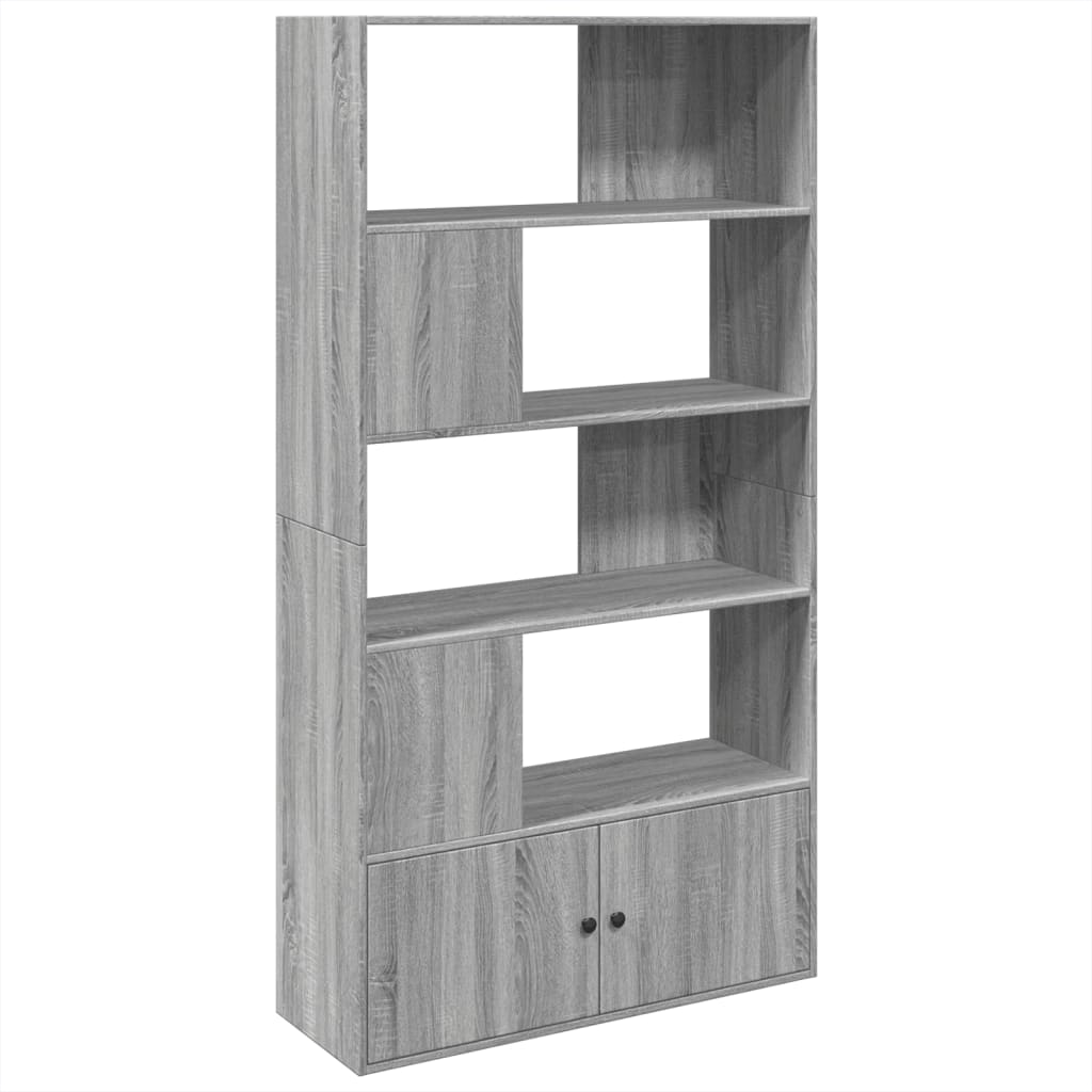 Libreria Grigio Sonoma 100x36x189 cm in Legno Multistrato 3295329